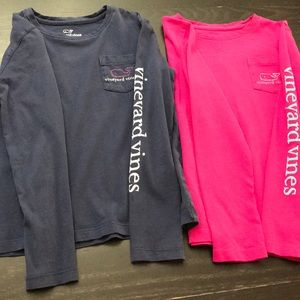 Girls size x-small vineyard vines long sleeve